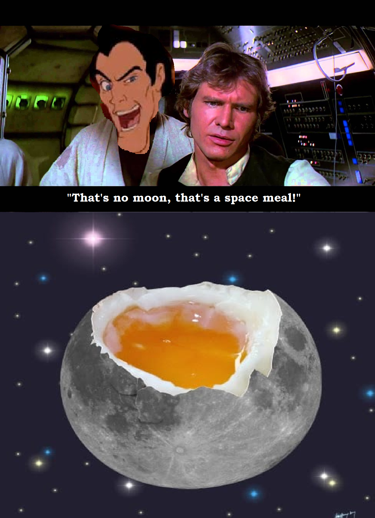 That barge is large, alright.