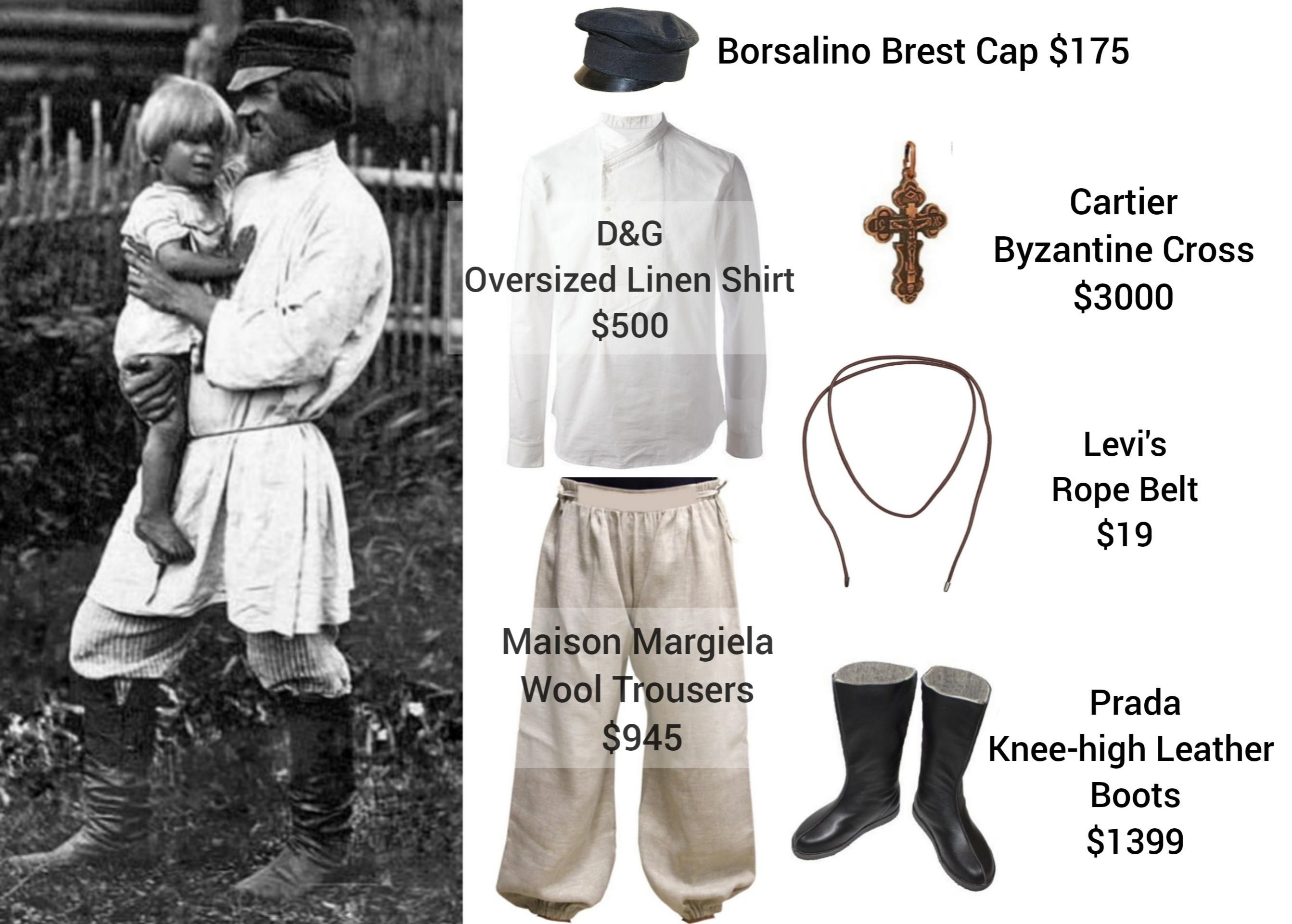 Steal his look. 1870's Russian peasant edition.