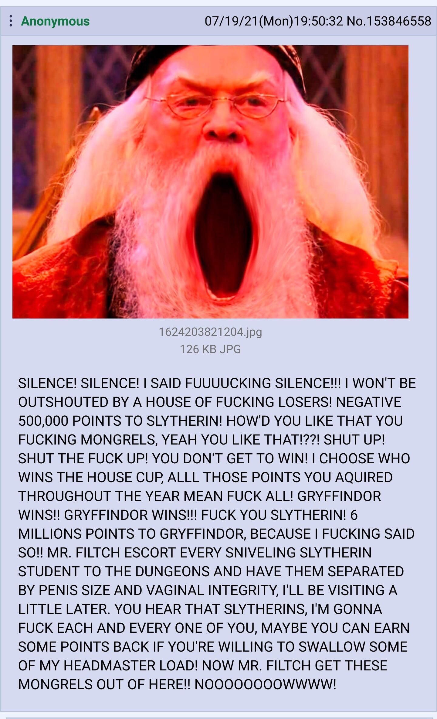 At this point, I can't really blame those Slytherin guys for going apesh*t insane.