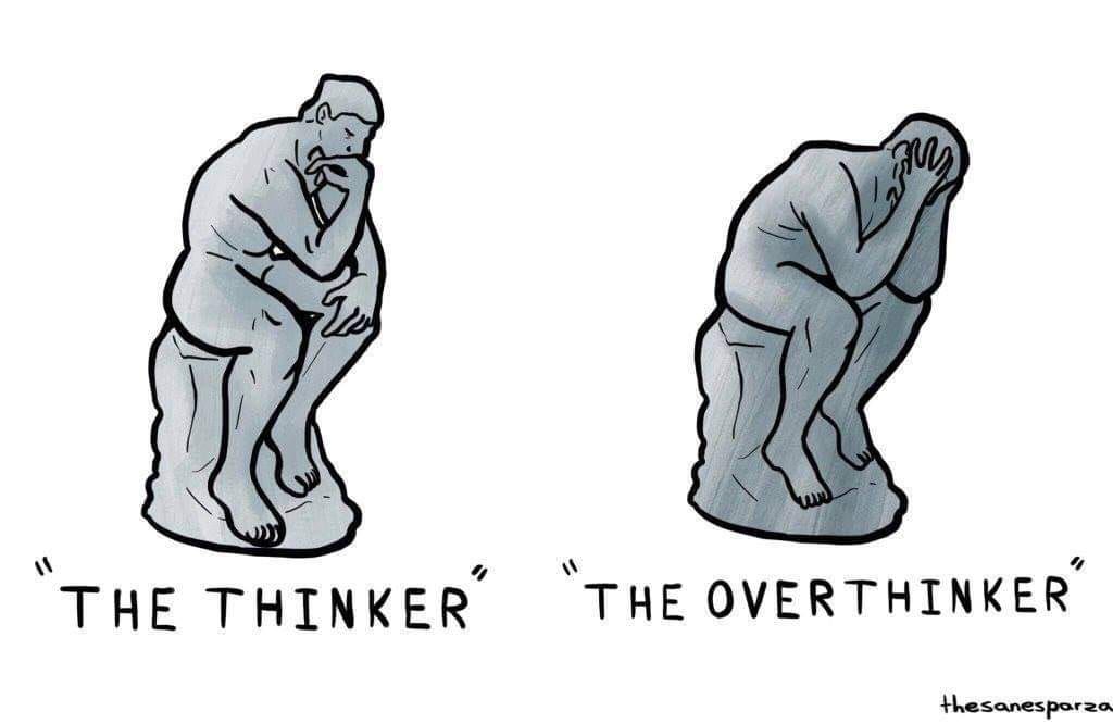 Two little difference between thinking