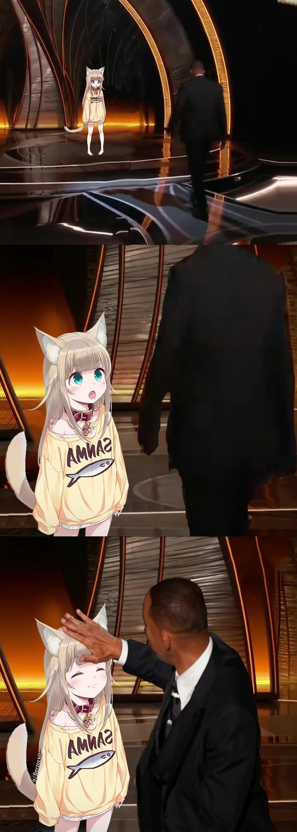 Will you pat the catgirl?