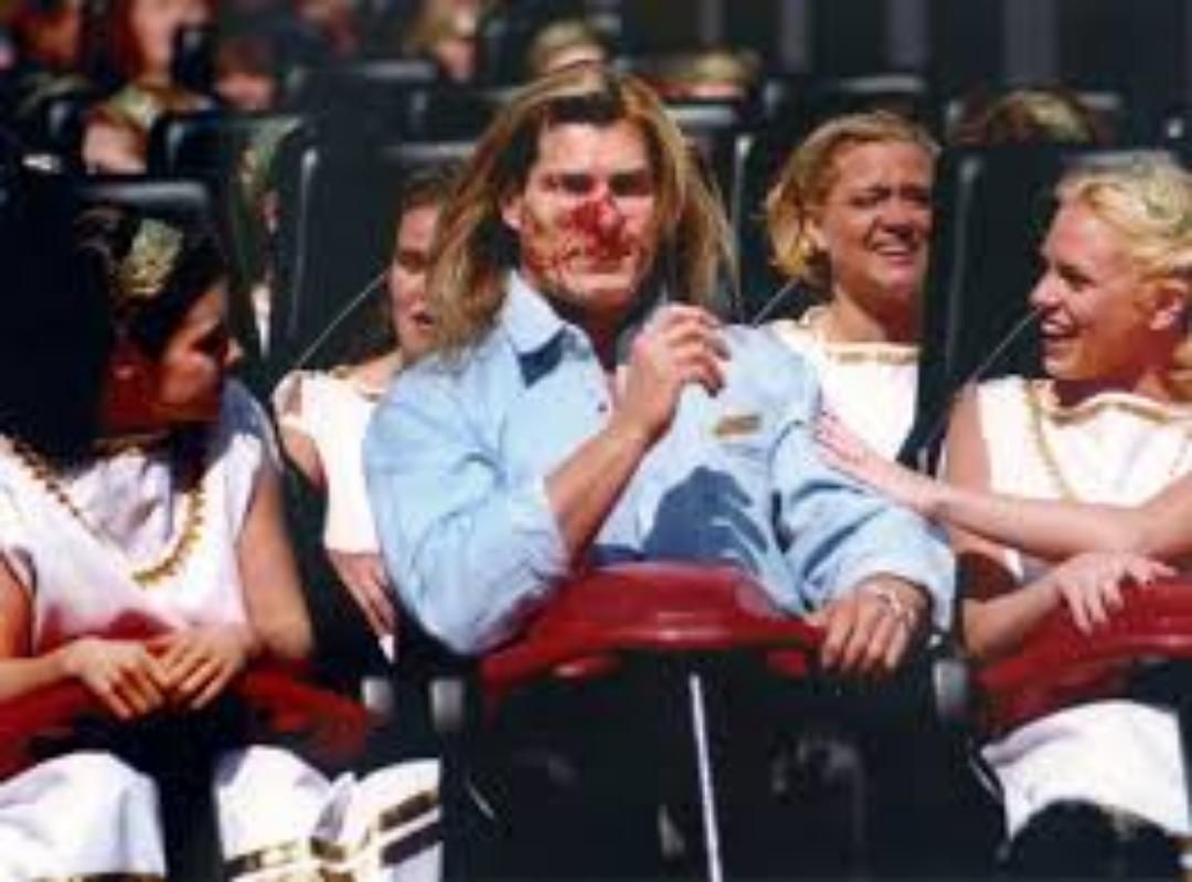 23 years ago today Italian model/actor Fabio got hit in the face by a goose while riding on a rollercoaster