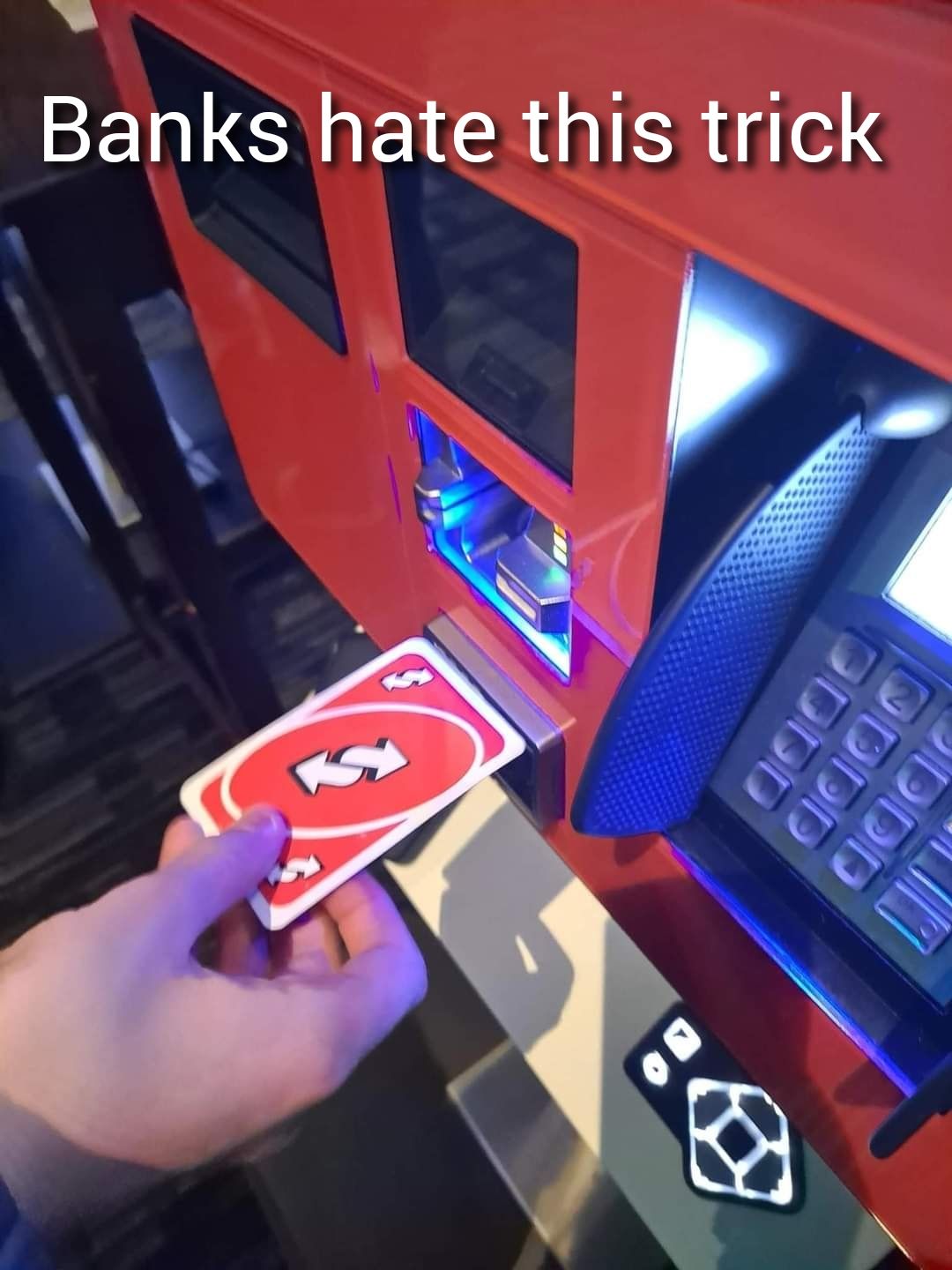 You pay me!