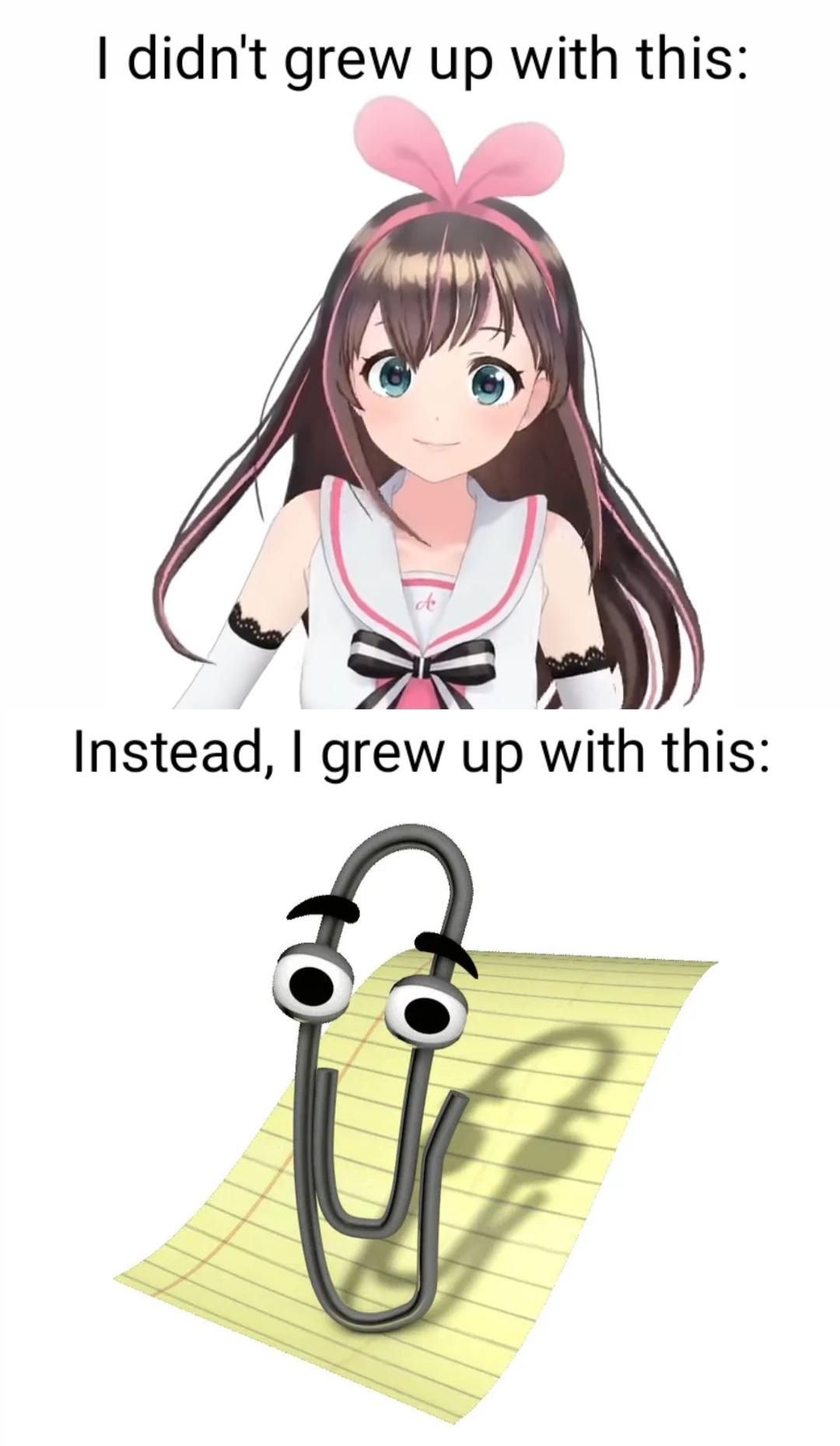Sorry fam, but Clippy was the first Vtuber model