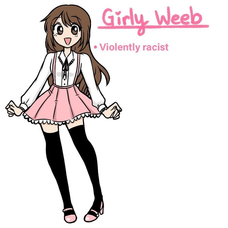 Weeb girls were the predecessors of E-girls. Thank you for coming to my Ted talk. (•‿•✿)