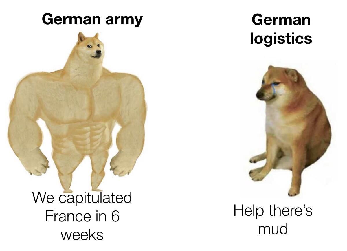 Why the Germans lost in the east