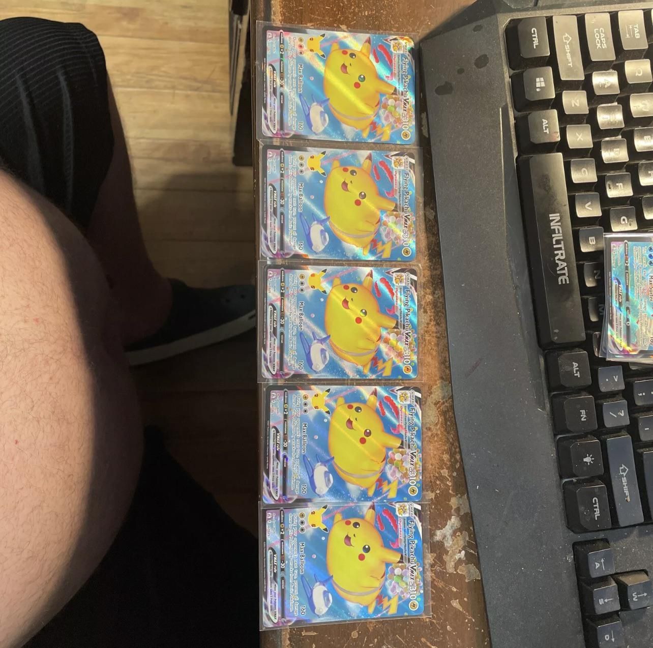 So I messaged a guy on eBay to show me more photos of his Pikachu collection…