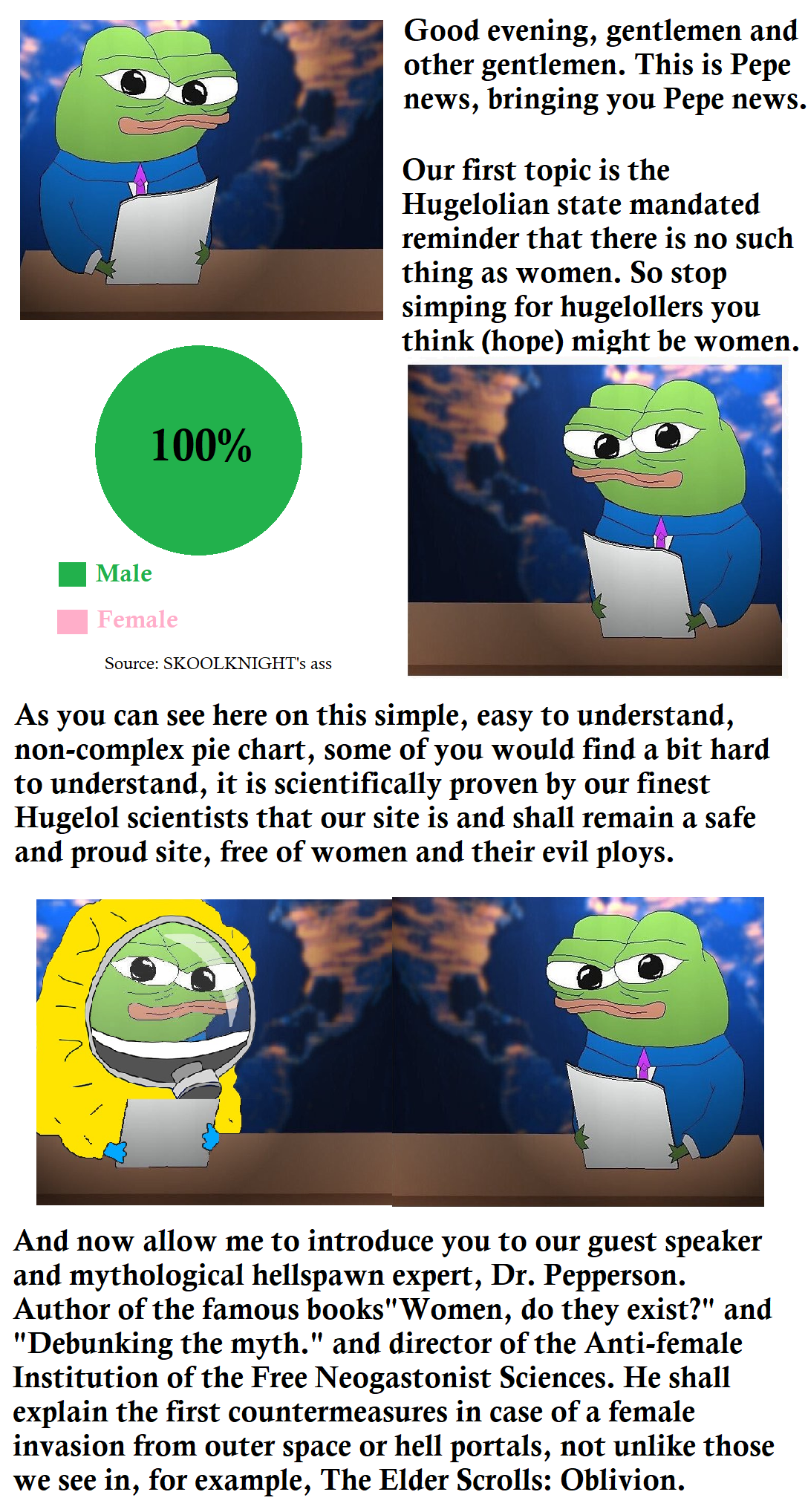 Tuntuntun tututun tutu tuntuntuntuntu tutu tu TU DUN DUN! Pepe News!
