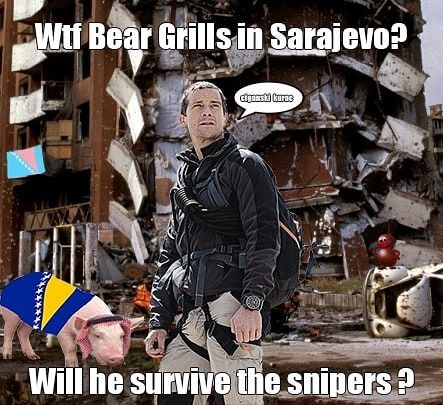 The one place Bear Grills isn't ready for