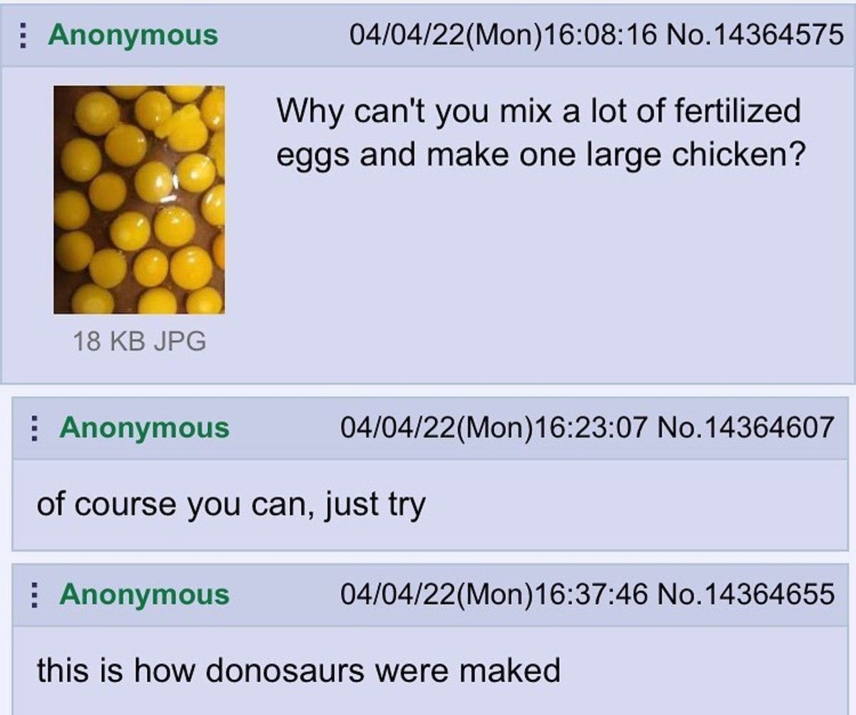Arise chicken, arise