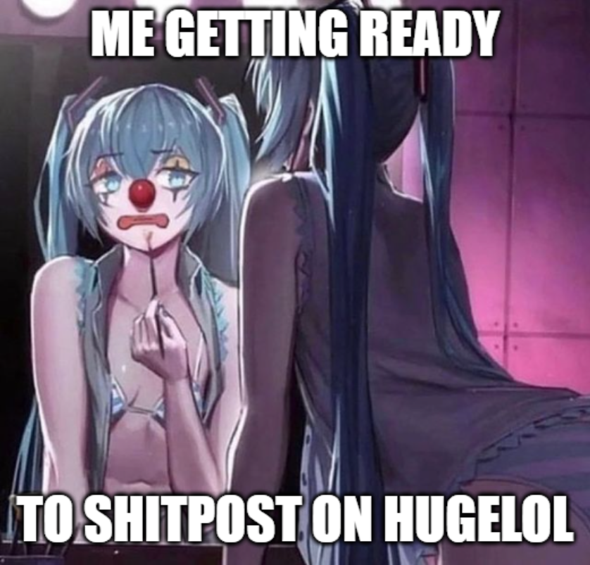 Still feeling sick, so I'm gonna spend the day shitposting and watching Netflix