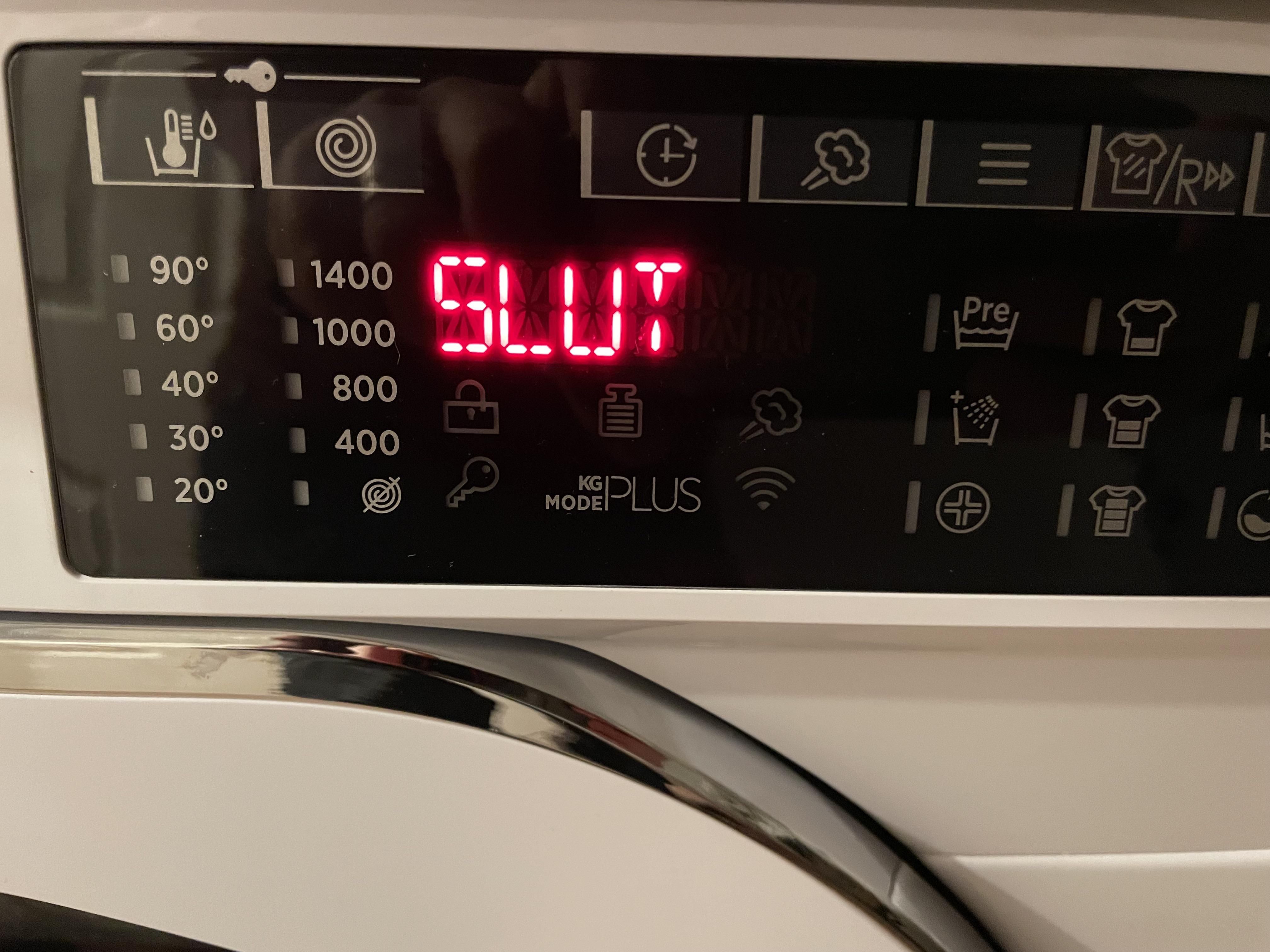 My new washing machine has no chill