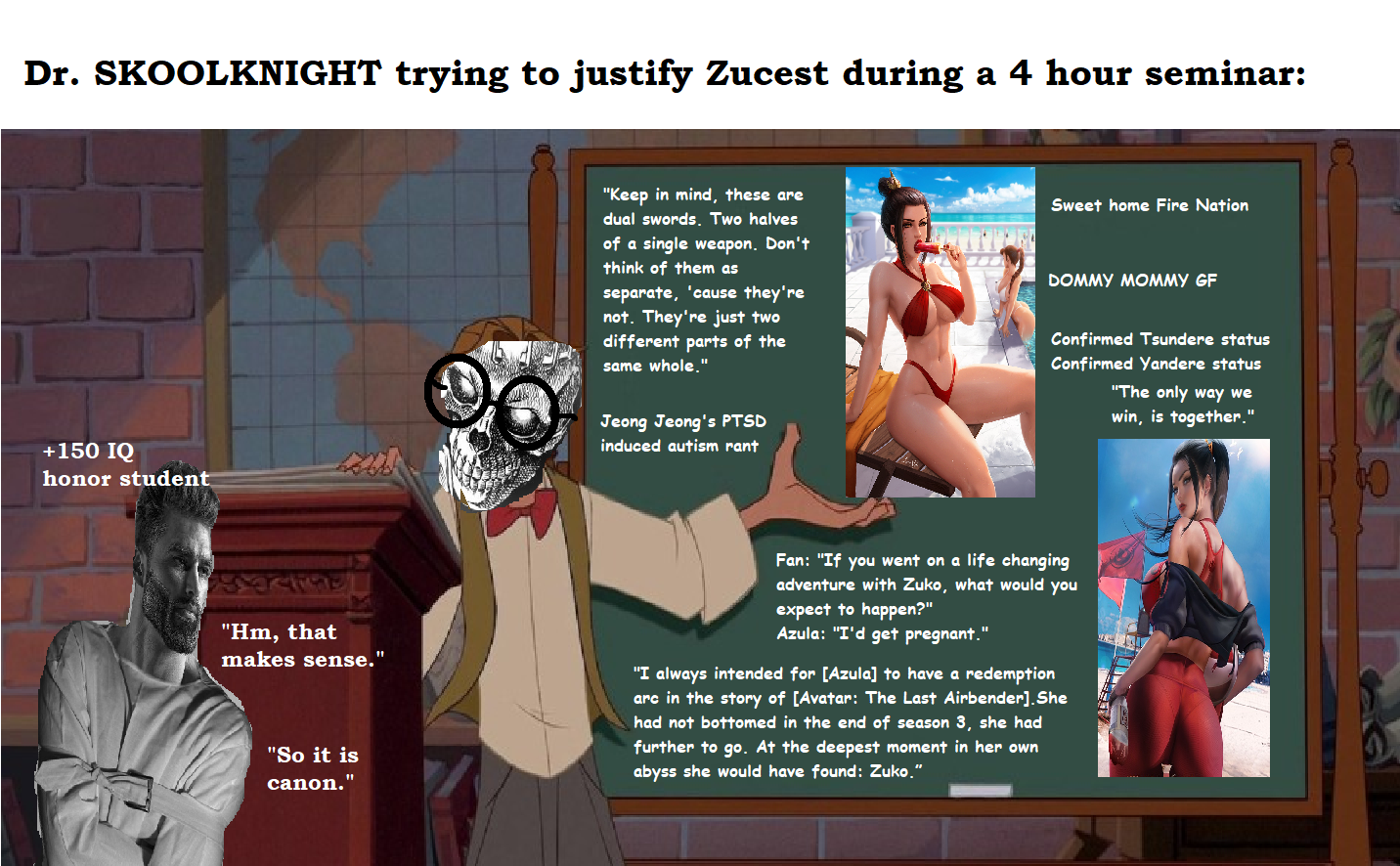 After the break, we shall cover the Freudian implications through a Jungian lense.