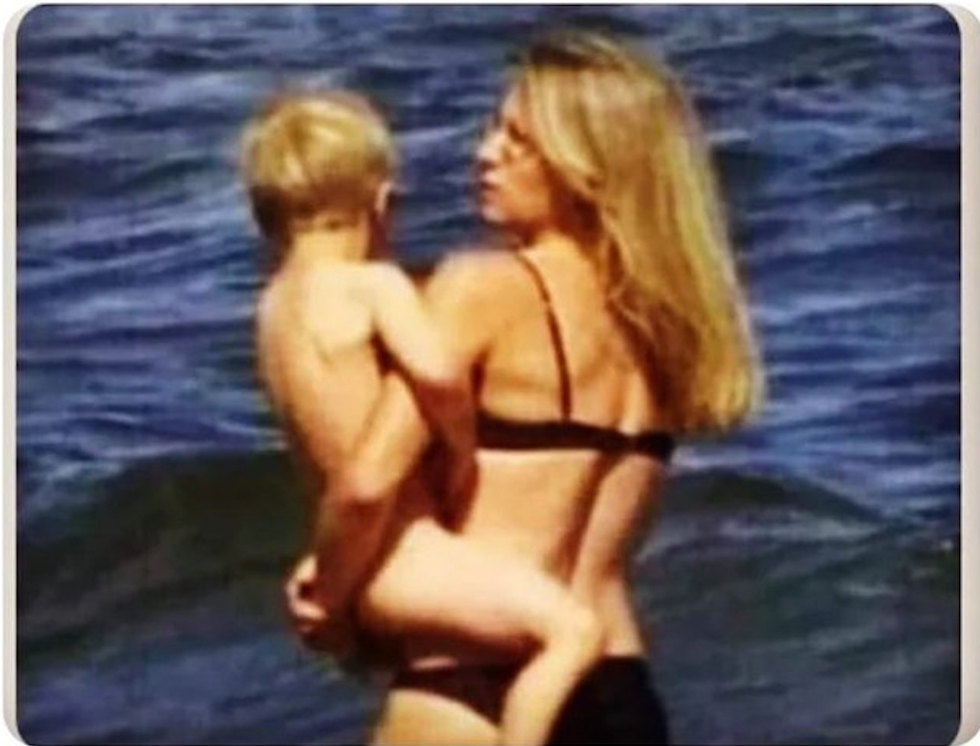 Emmanuel Macron and his future Wife. Summer of 1982.