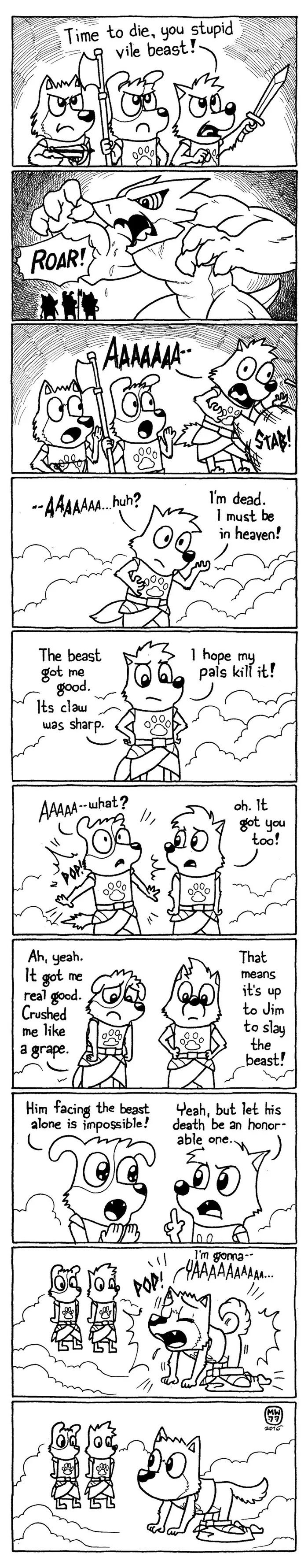 like a hero
