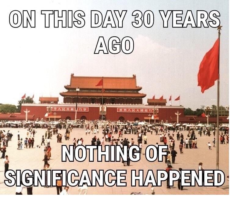 Hey guys remember in China when nothing happened at all