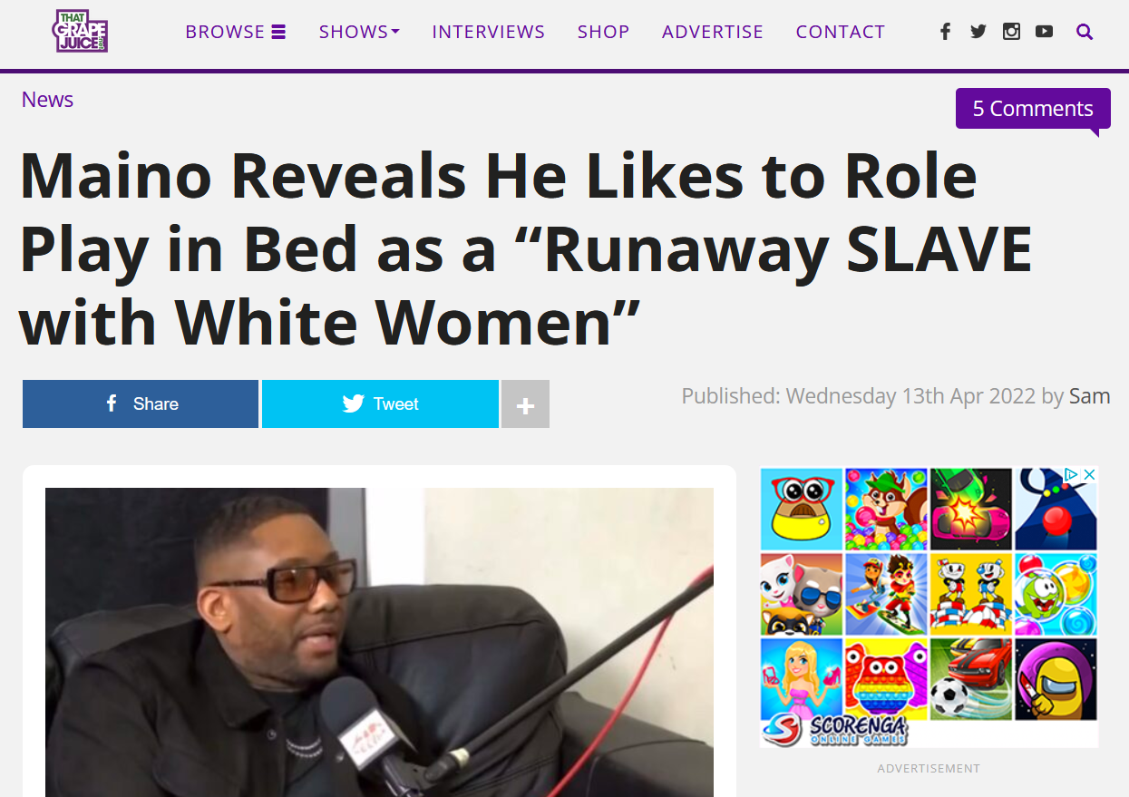 he's been doing that for 12 years