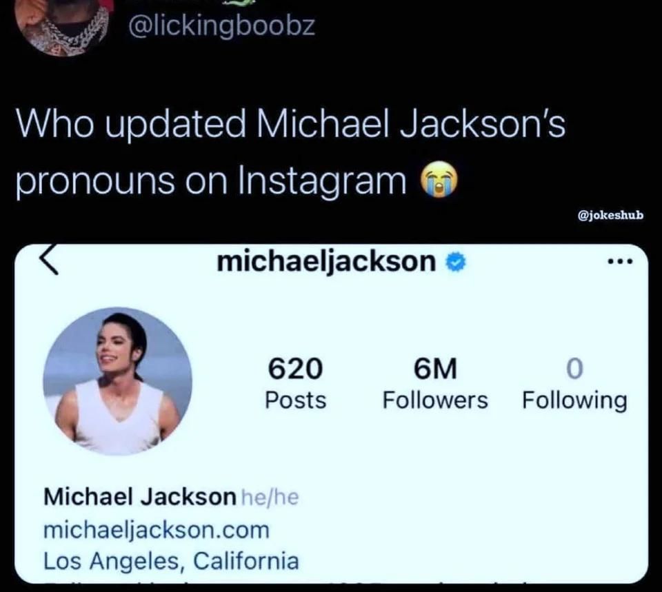 Michael Jackson develops his signature catchphrase
