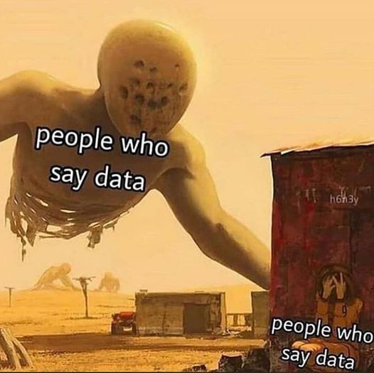 It's pronounced "big data" NOT "big data!"