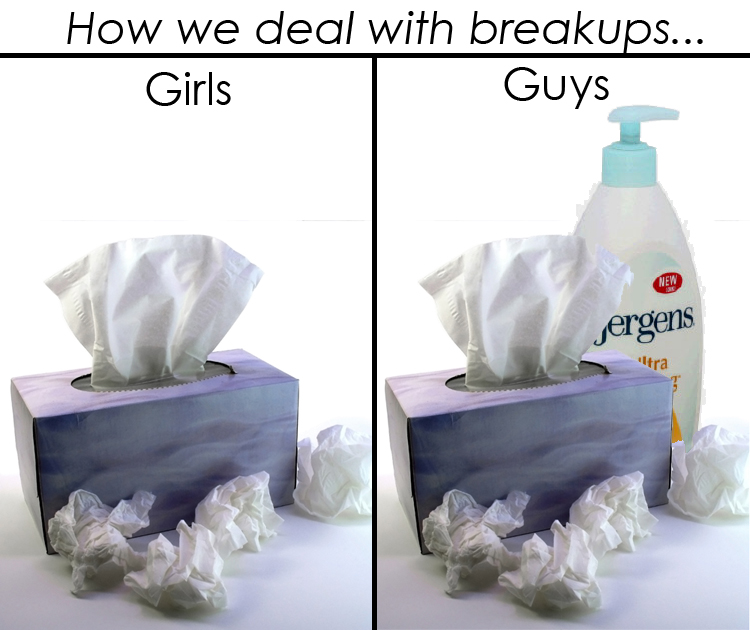 How we deal with breakups...