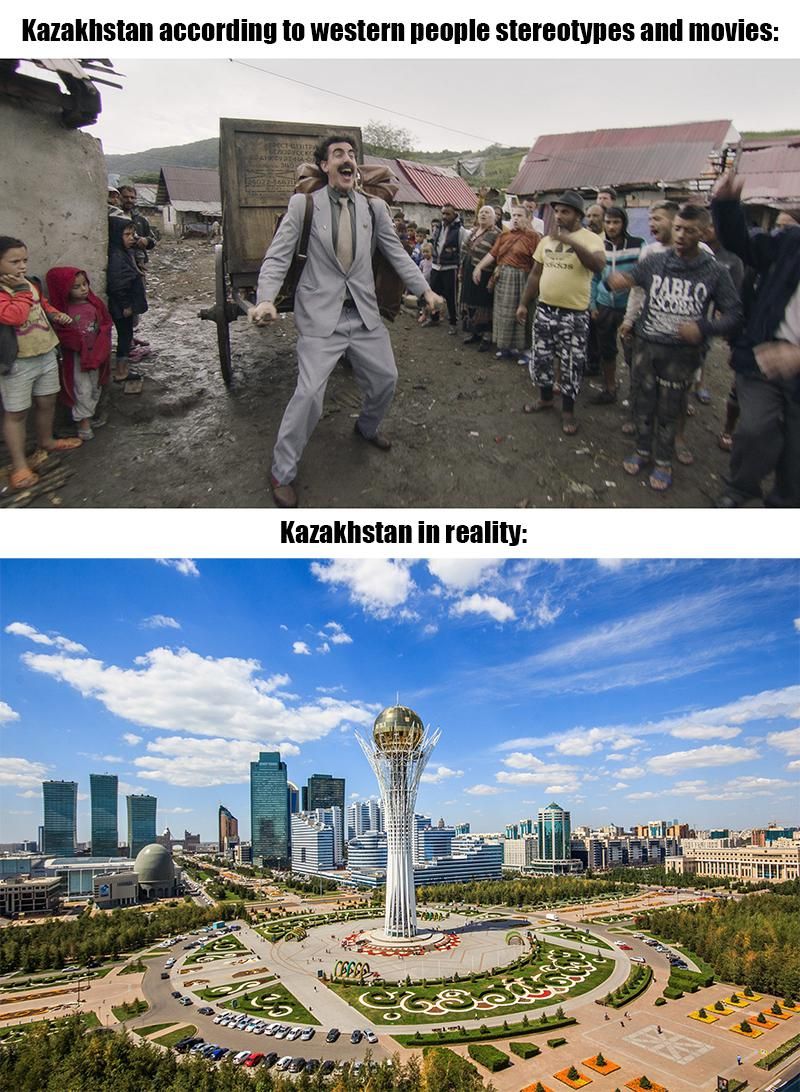 Kazakhstan is kinda civilised and nice place.