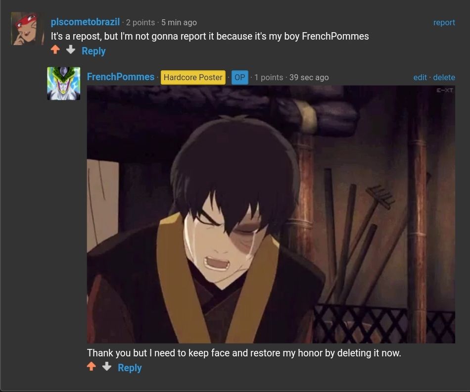 It needed to be done..