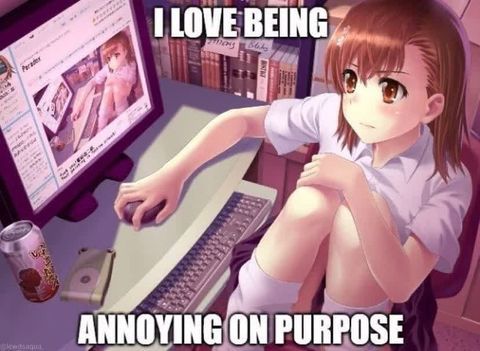 Me when shitposting