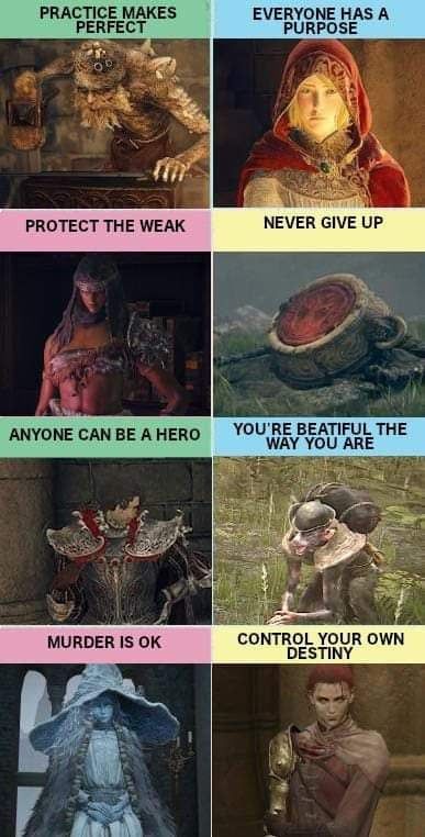 The lessons we learn in Elden Ring~