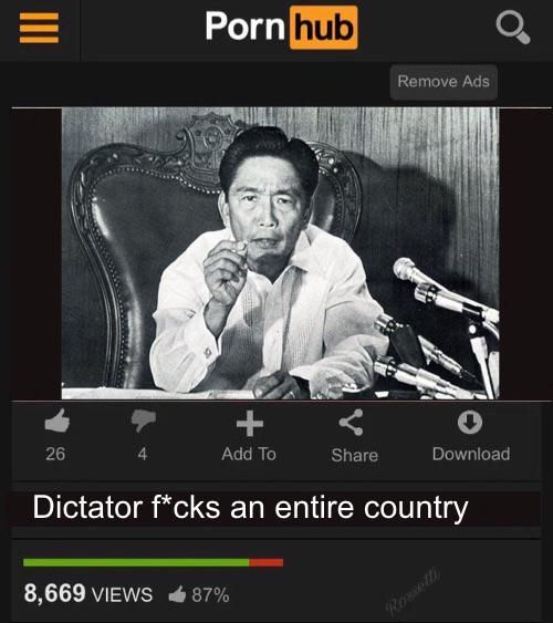 Dictator f*cks an entire country