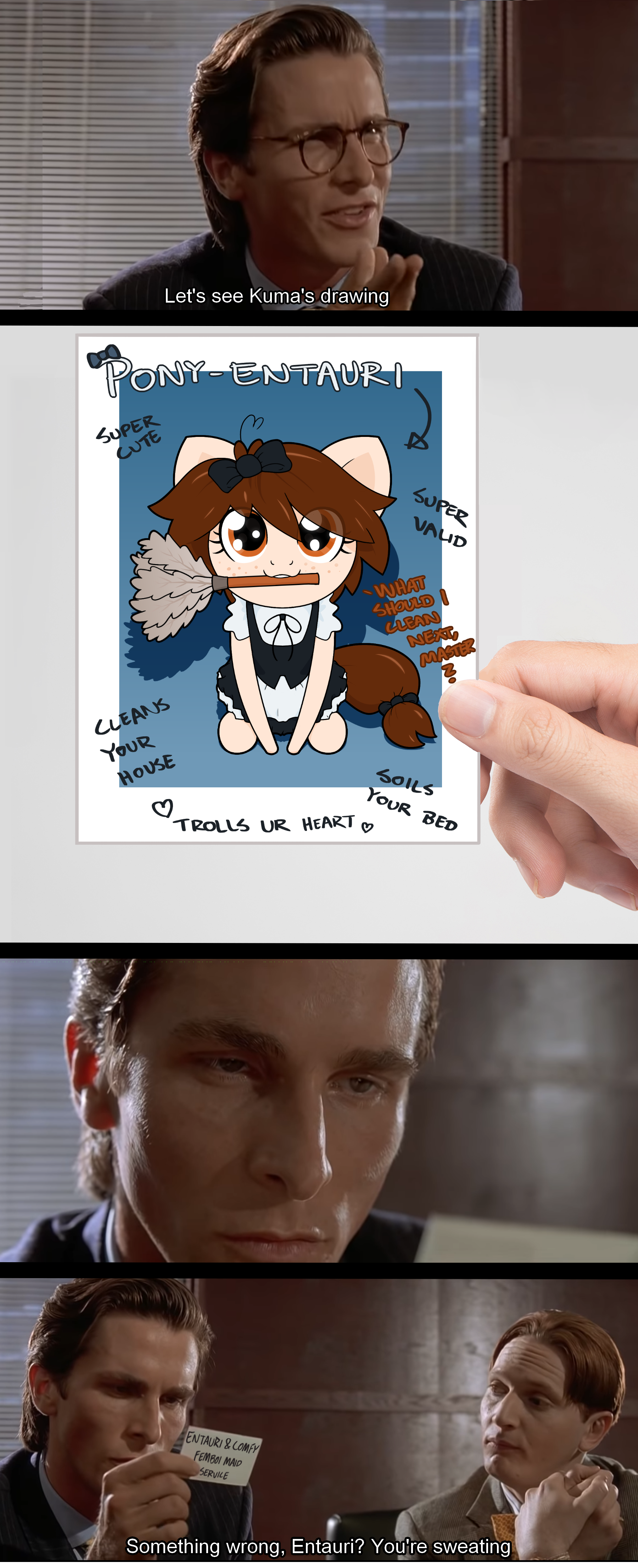 "The tasteful thickness of it --Oh my God, it even has a cutie mark"