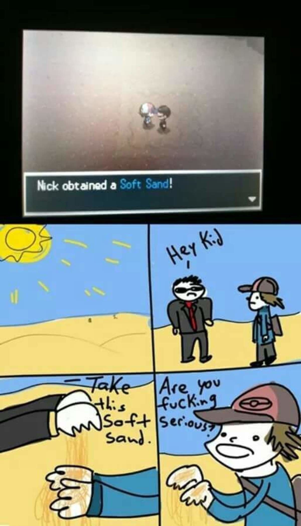 but it's soft