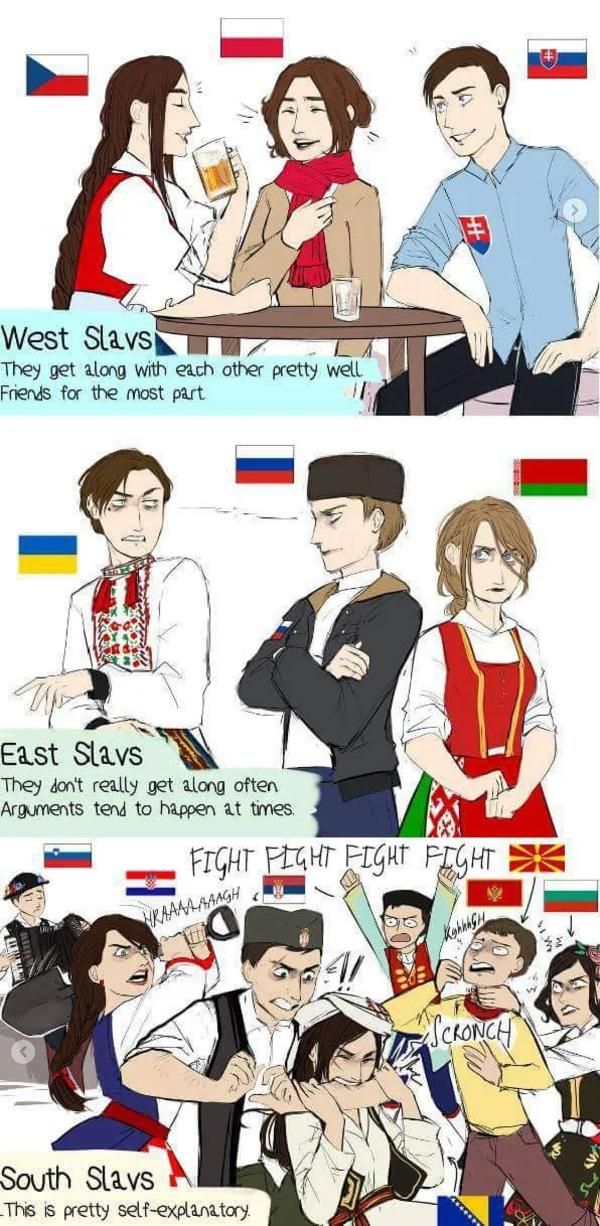 Now we stand back with drinks and watch the slav HL users fight