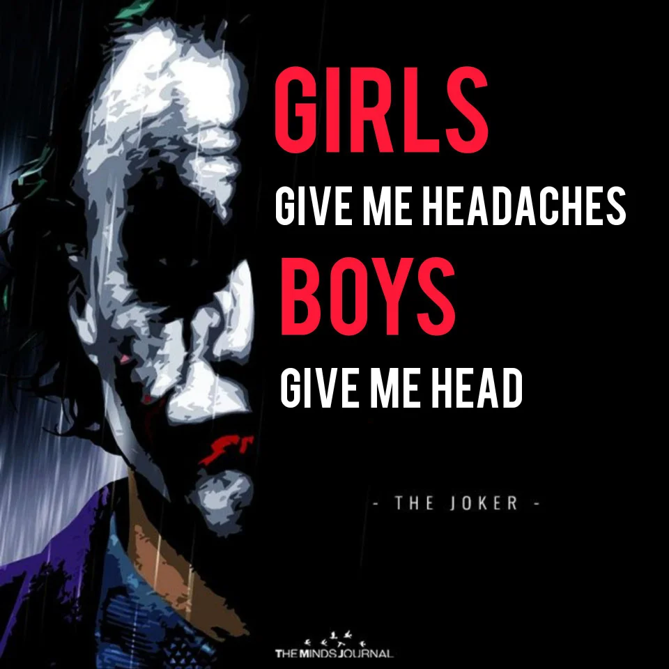 Another classic The Joker quote