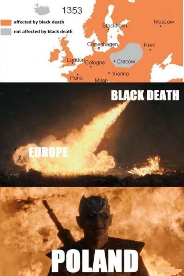 In Poland, not even the plague works