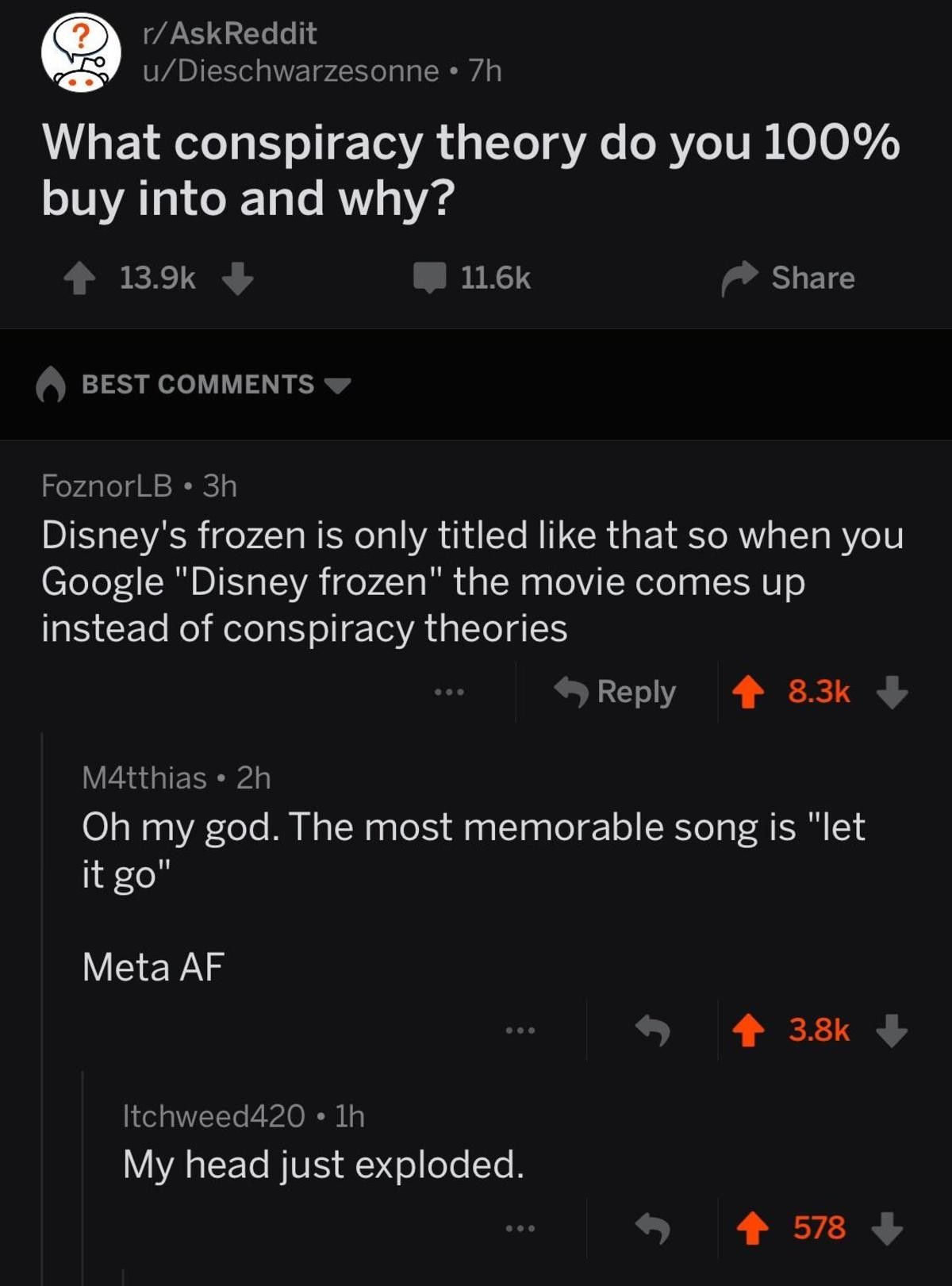 frozen