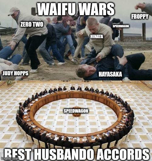 Husbando wars? We are already in harmony.
