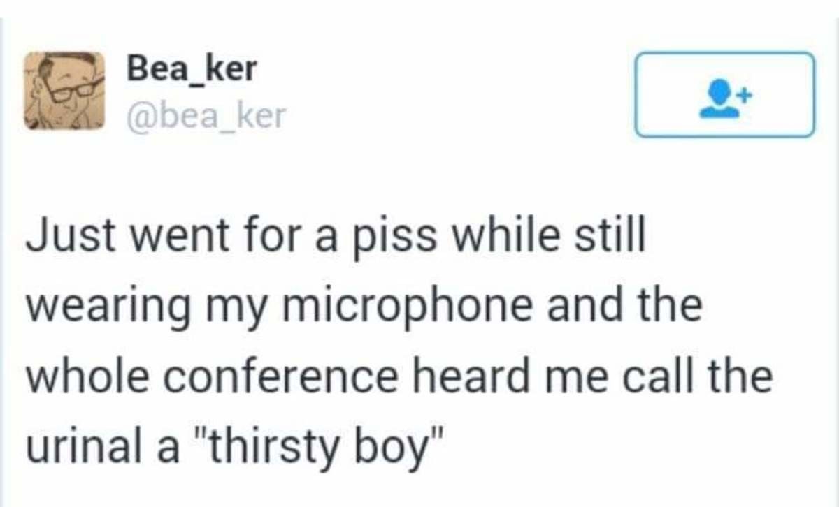 thirsty boy
