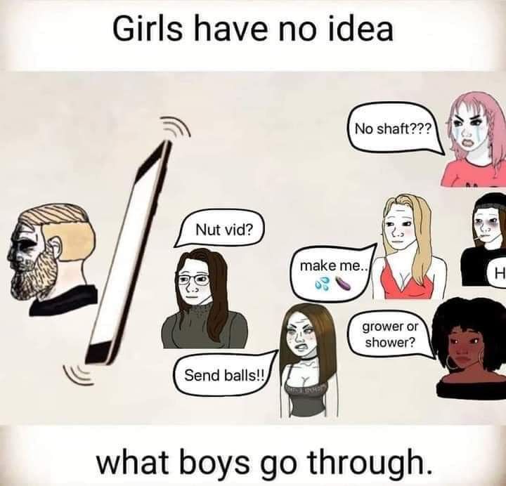 mid chat, BAM! pussy pic. smh why do it?