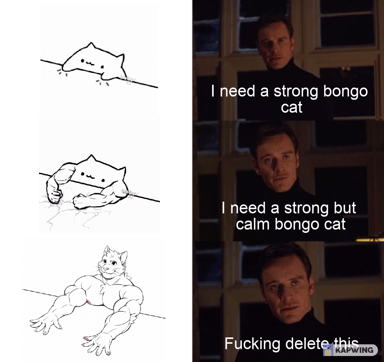 When you realize there are thousands of different versions of bongo cat