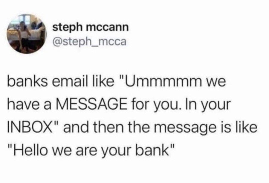 making bank