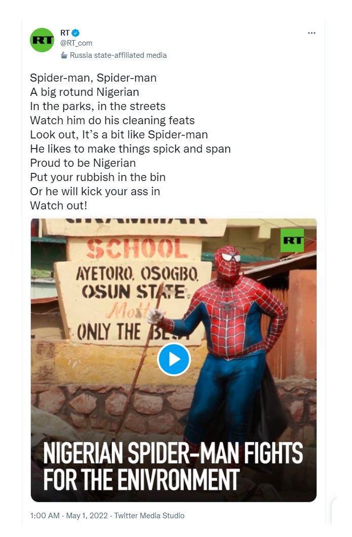 A ***ian spider man