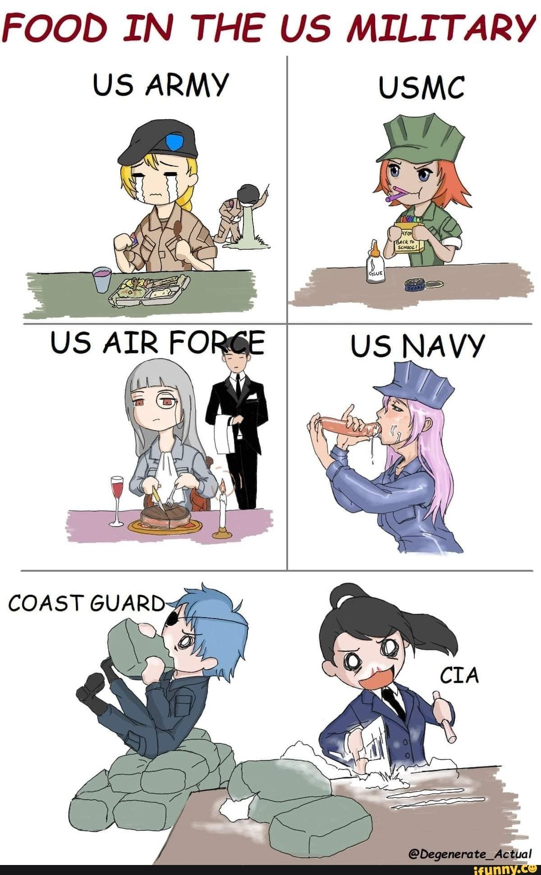 Thank goodness I did not serve in the navy