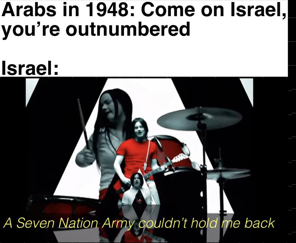 It legit was a Seven Nation Army