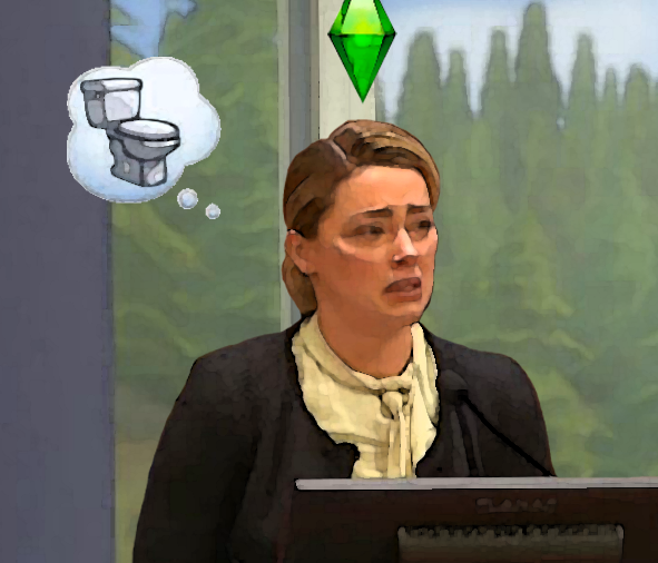 The faces she makes just reminded me of the Sims