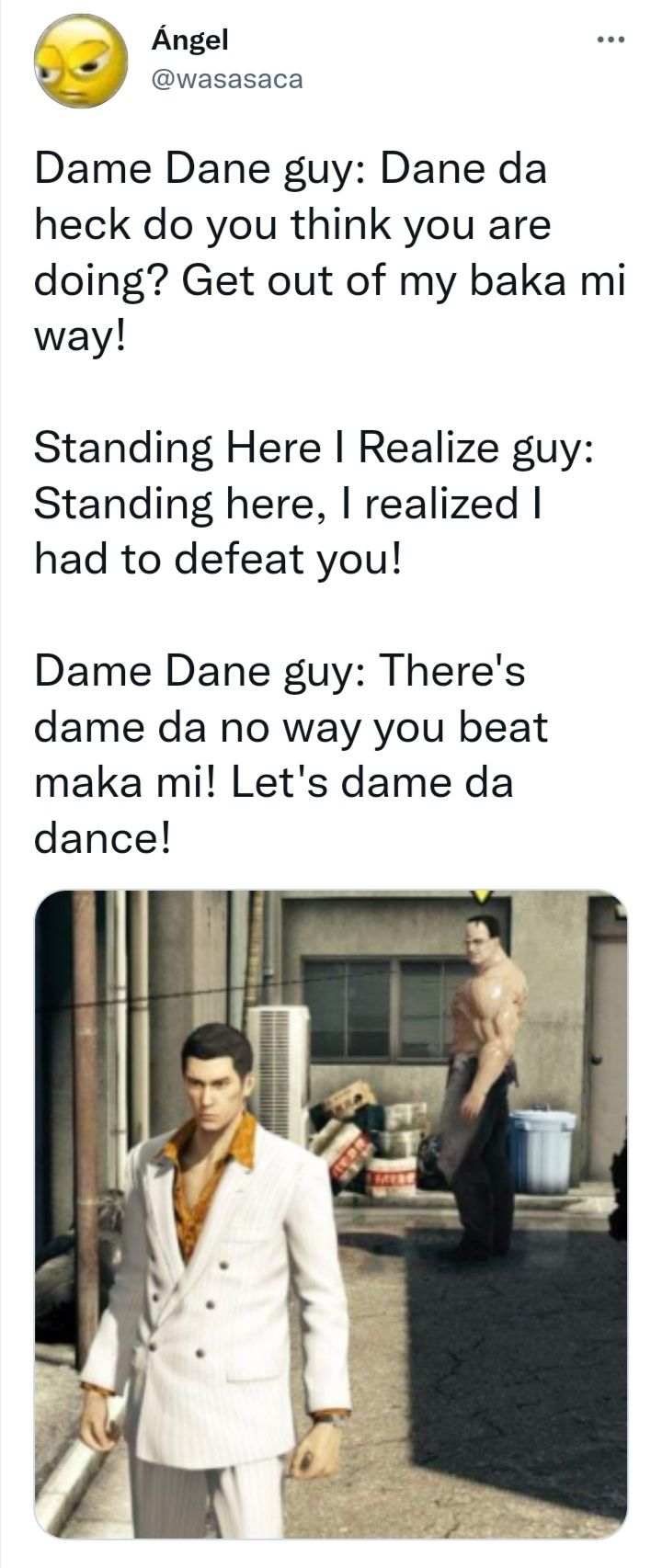 Dancing here, I realize