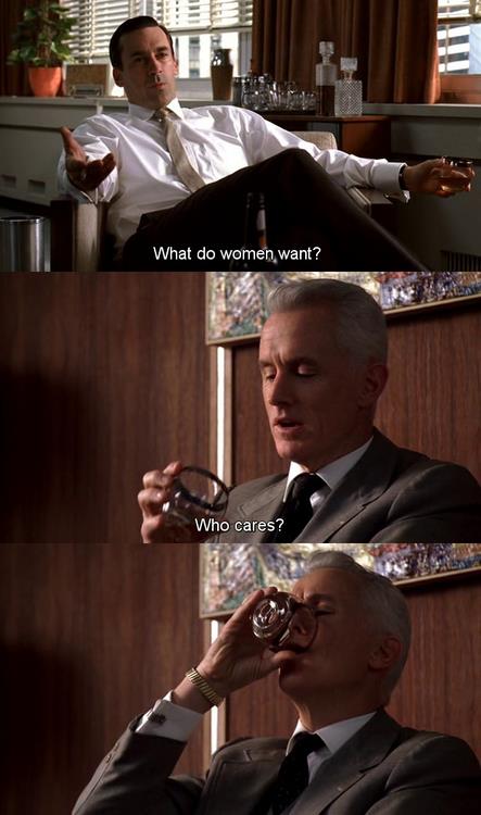 Happy International Women's Day from Don Draper and Roger Sterling