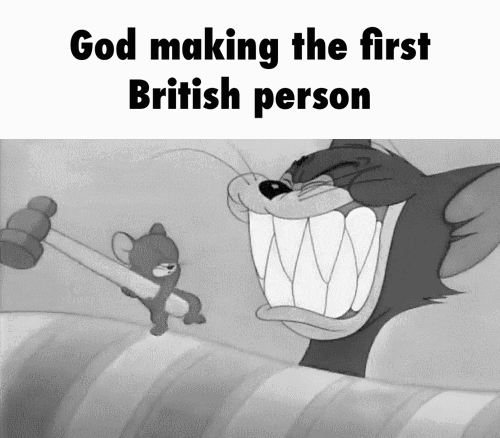 God makes the first British person