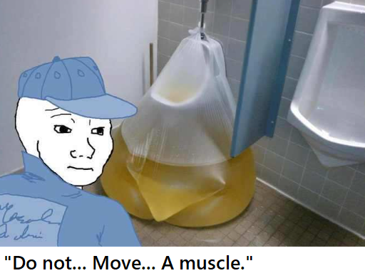 Guess pee is stored in a sack after all.