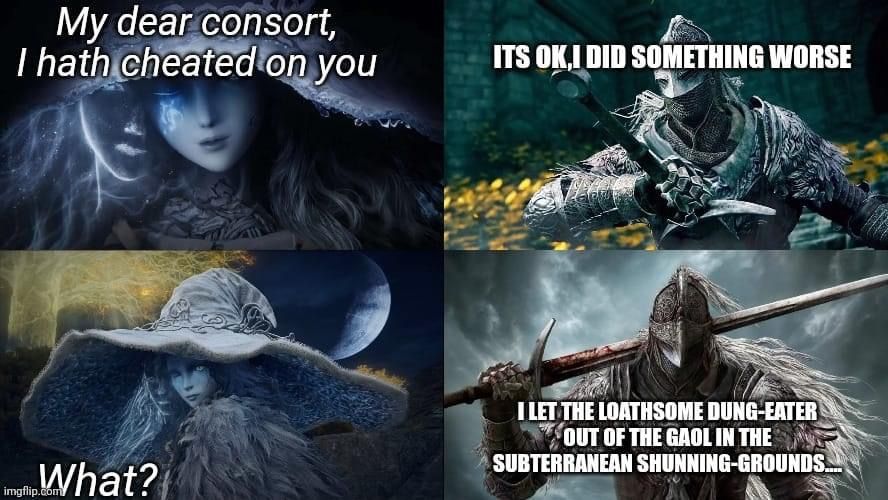 He is a menace to The Lands Between