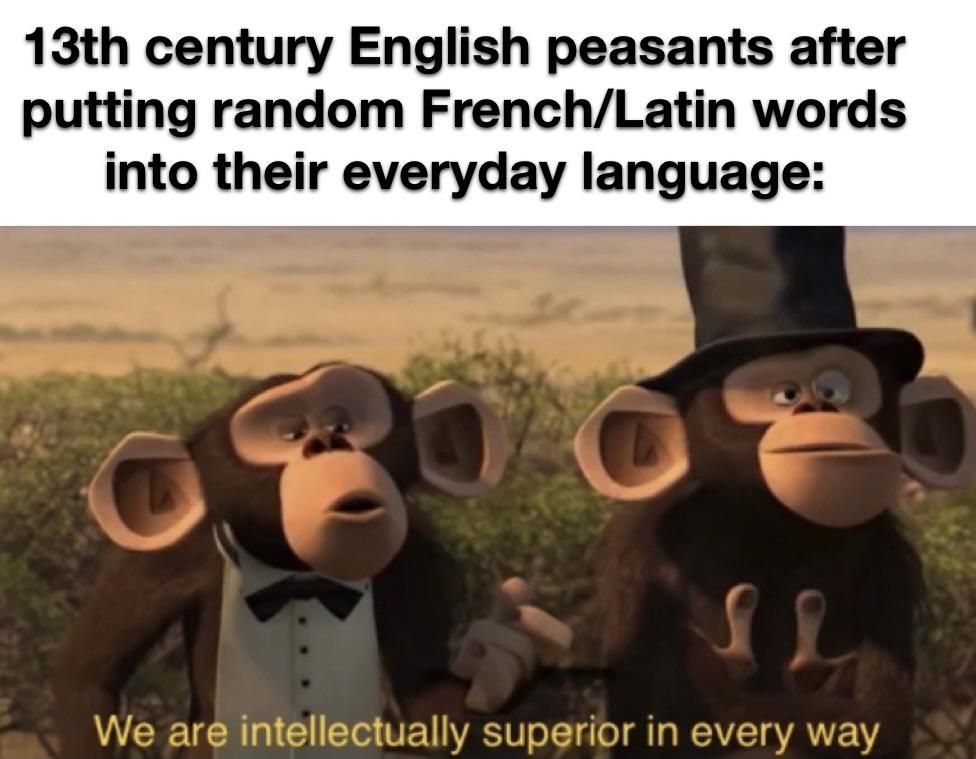 We did it, English is no longer a barbarian language